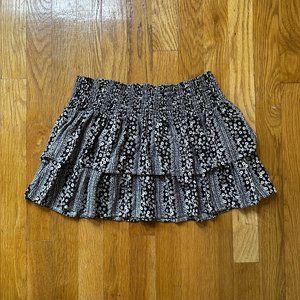 alice + olivia floral skirt